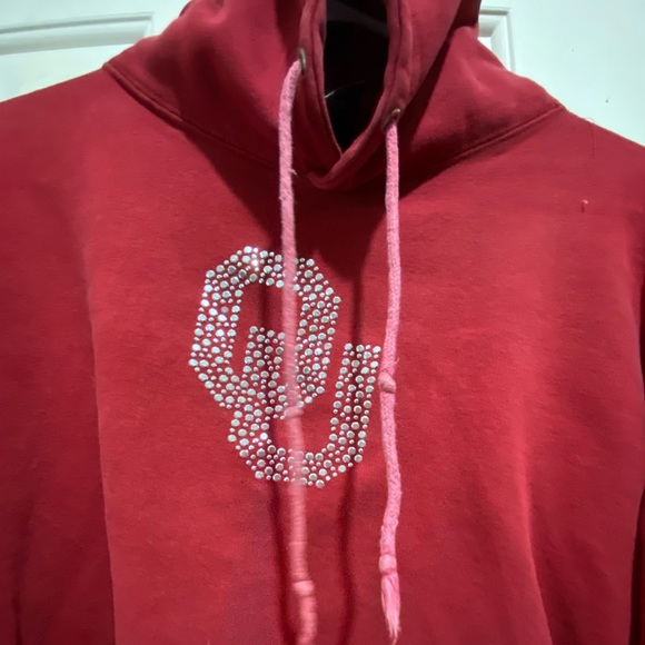red OU hoodie - Picture 4 of 7